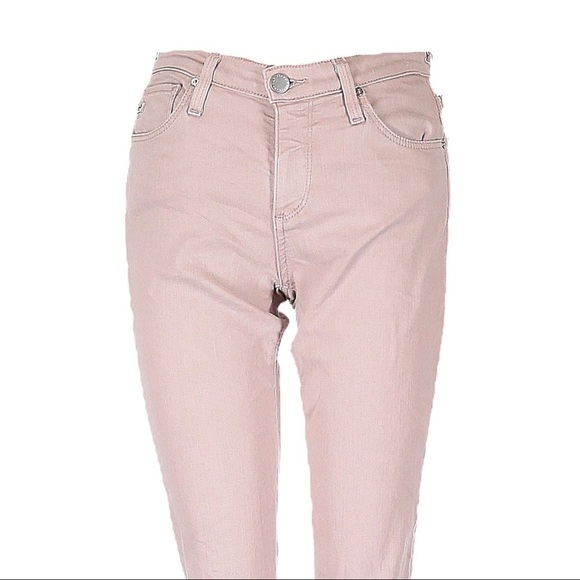 AG Adriano Goldschmeid The Legging Super Skinny Blush Pink Ankle Jeans Size 25 - Picture 5 of 11